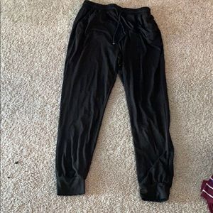 Black sweat pants